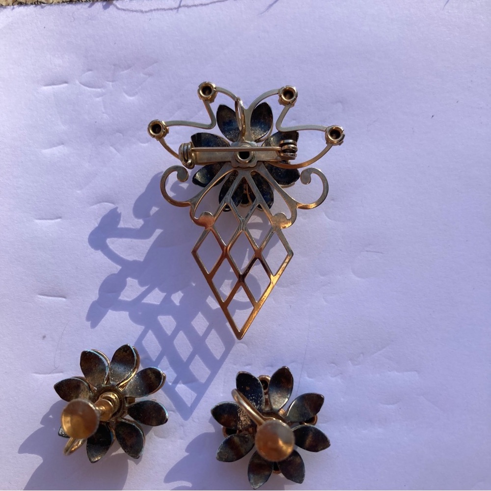 True Vintage Earrings Set 50’s - image 2